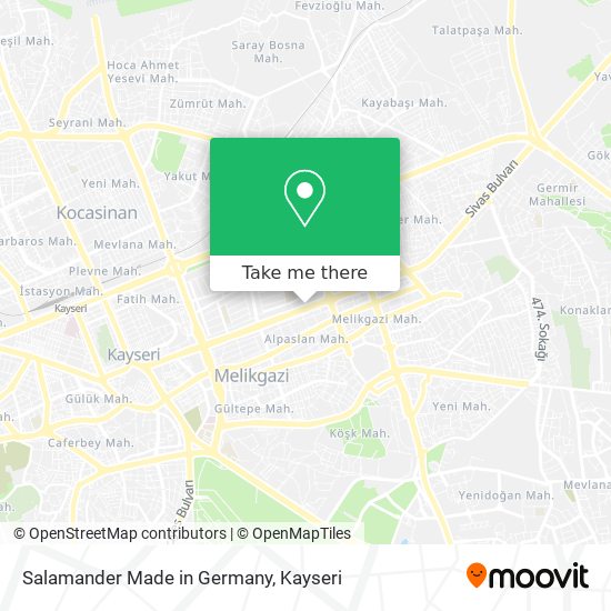 Salamander Made in Germany map