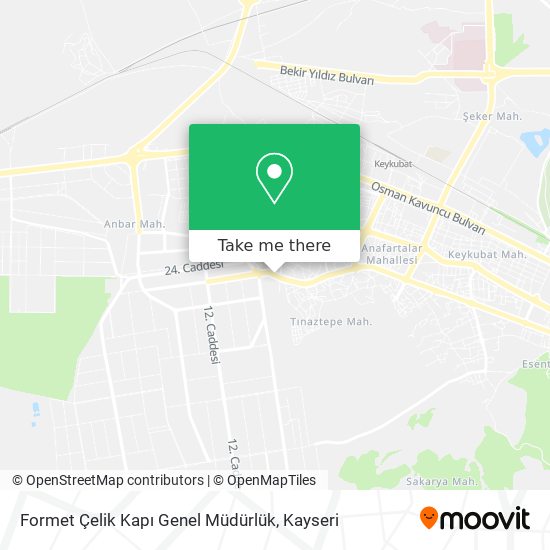 Formet Çelik Kapı Genel Müdürlük map