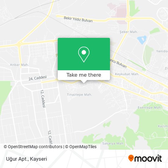 Uğur Apt. map