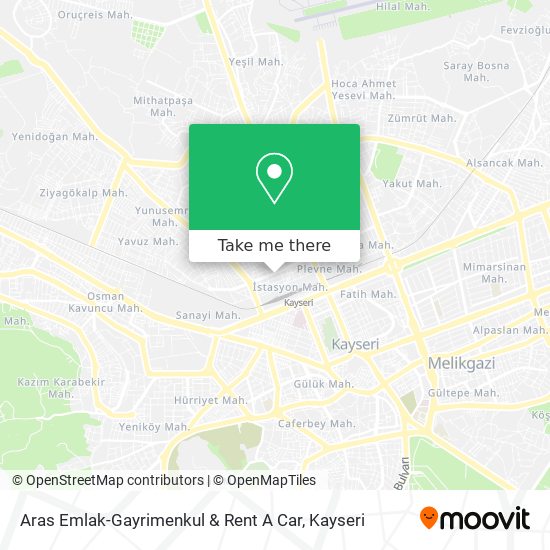 Aras Emlak-Gayrimenkul & Rent A Car map