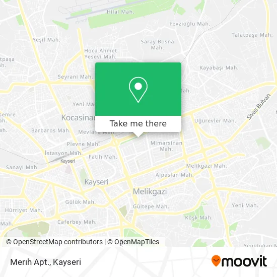 Merıh Apt. map