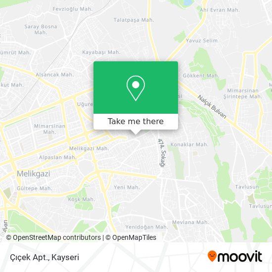 Çıçek Apt. map