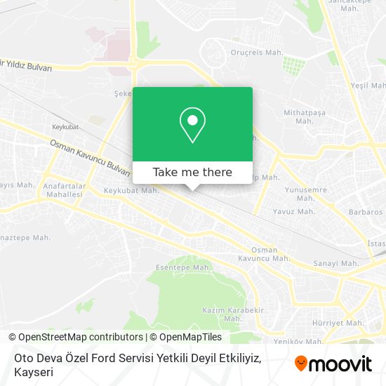 Oto Deva Özel Ford Servisi Yetkili Deyil Etkiliyiz map