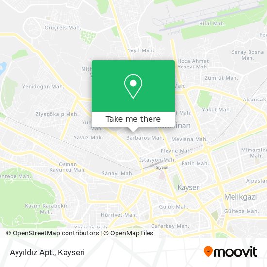 Ayyıldız Apt. map