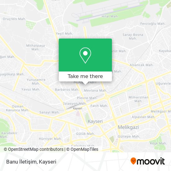 Banu İletişim map