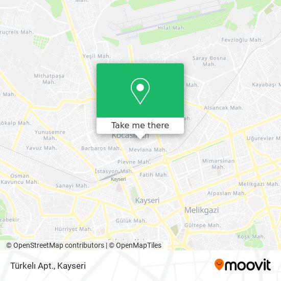 Türkelı Apt. map