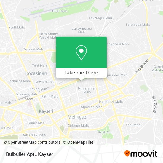 Bülbüller Apt. map