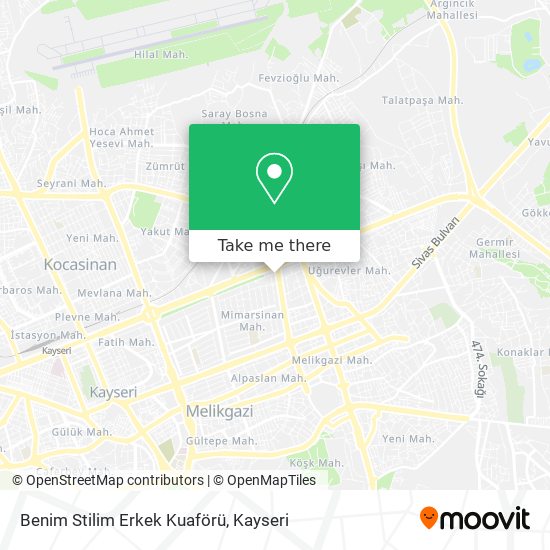 Benim Stilim Erkek Kuaförü map