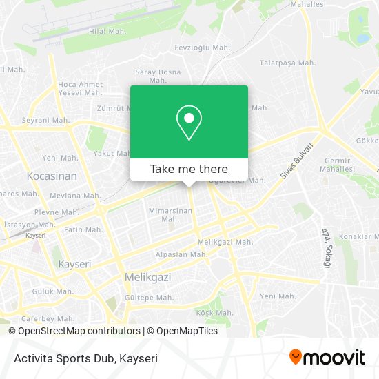 Activita Sports Dub map