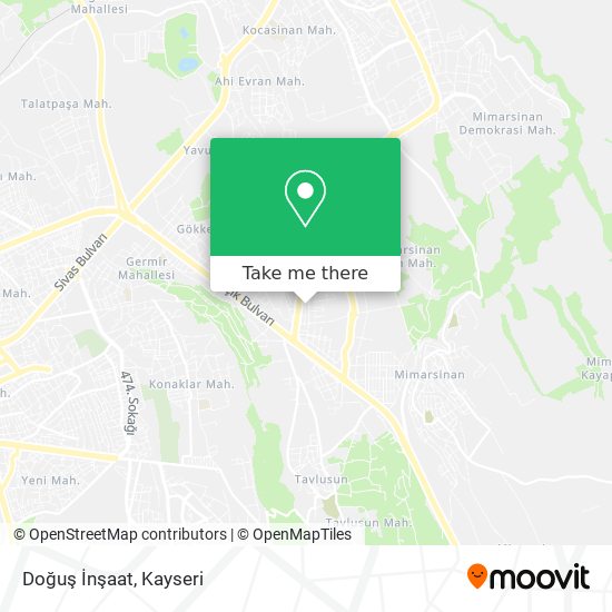Doğuş İnşaat map