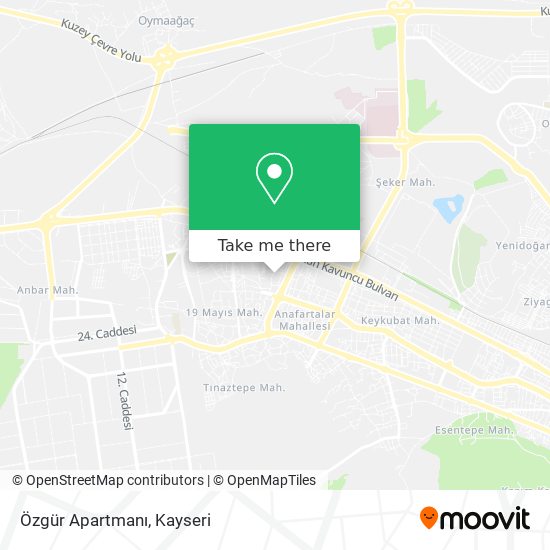 Özgür Apartmanı map