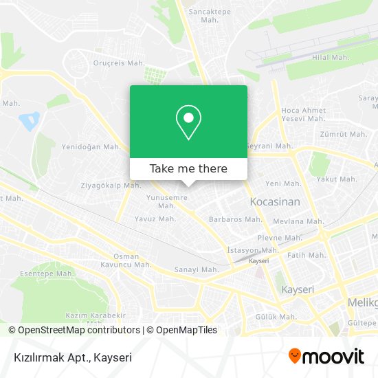 Kızılırmak Apt. map
