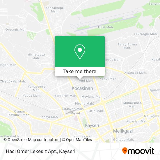 Hacı Ömer Lekesız Apt. map
