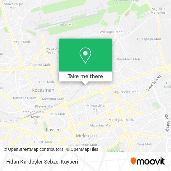 Fidan Kardeşler Sebze map