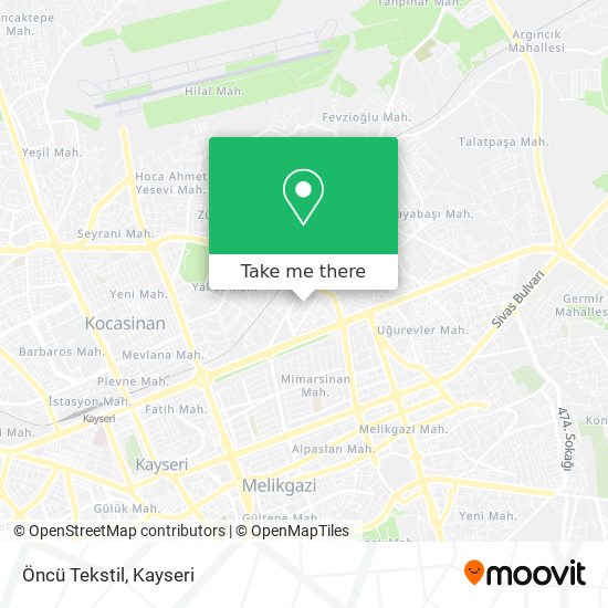 Öncü Tekstil map