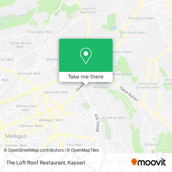 The Loft Roof Restaurant map