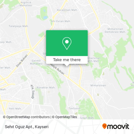 Sehıt Oguz Apt. map