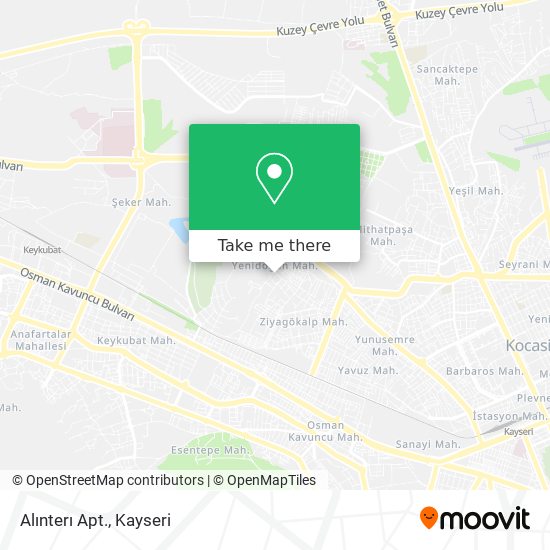 Alınterı Apt. map