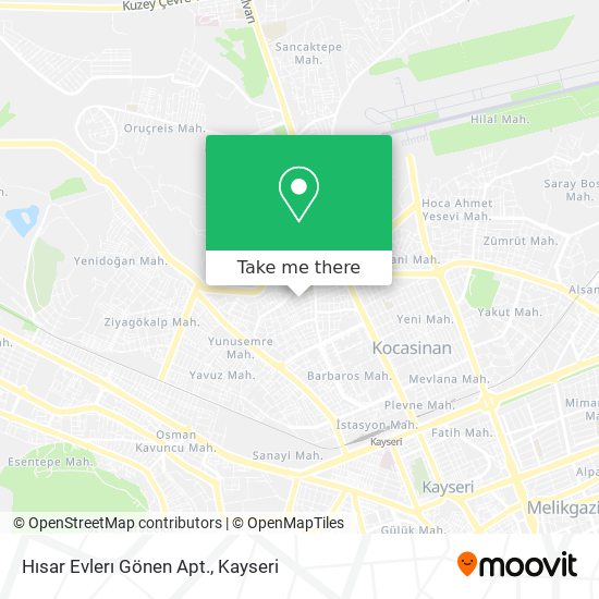 Hısar Evlerı Gönen Apt. map