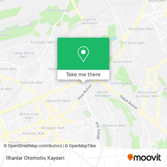 İlhanlar Otomotiv map