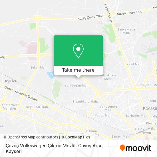 Çavuş Volkswagen Çıkma Mevlüt Çavuş Arsu map