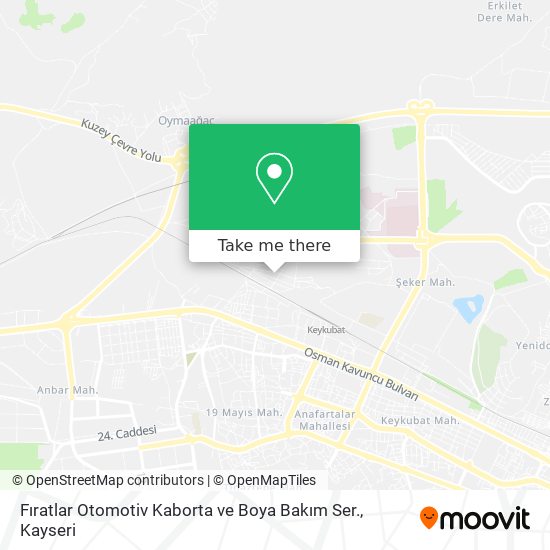 Fıratlar Otomotiv Kaborta ve Boya Bakım Ser. map