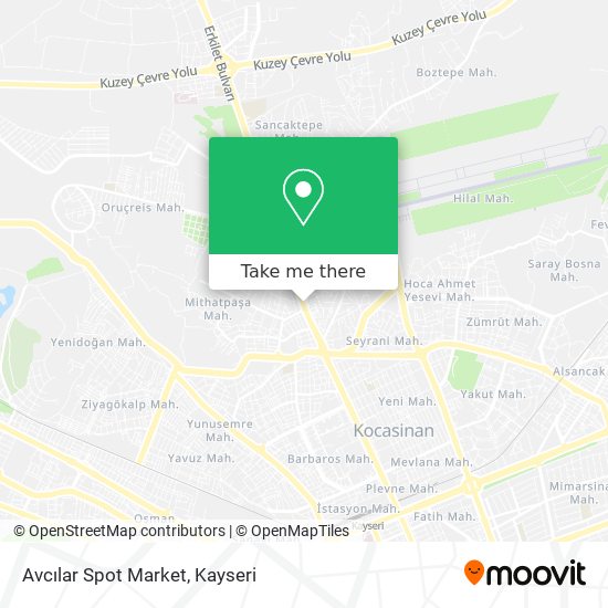 Avcılar Spot Market map
