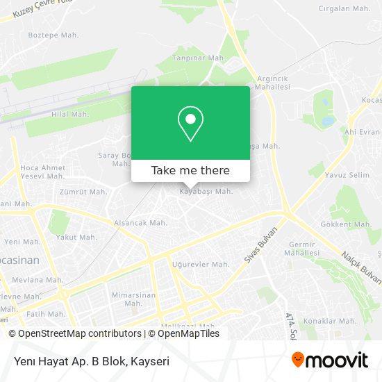 Yenı Hayat Ap. B Blok map