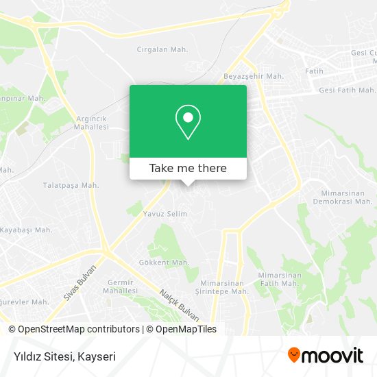 Yıldız Sitesi map