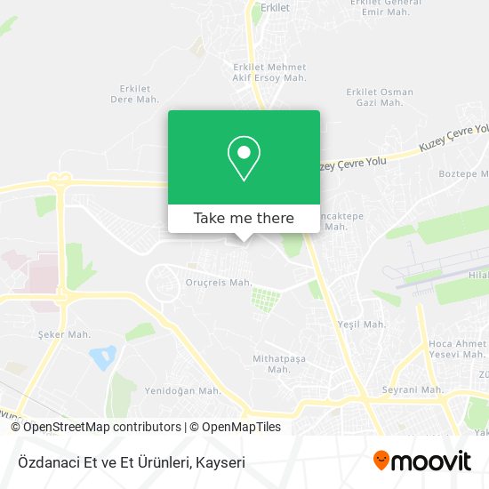 Özdanaci Et ve Et Ürünleri map