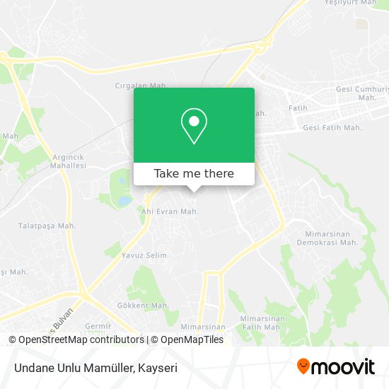 Undane Unlu Mamüller map