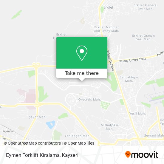 Eymen Forklift Kiralama map