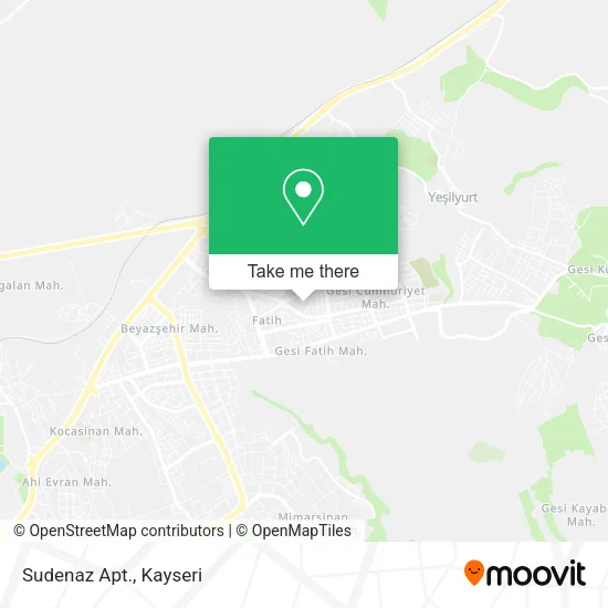 Sudenaz Apt. map