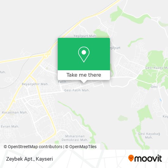 Zeybek Apt. map