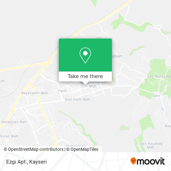 Ezgı Apt. map