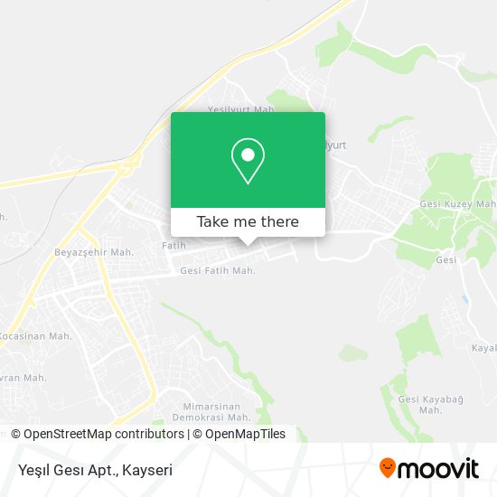 Yeşıl Gesı Apt. map