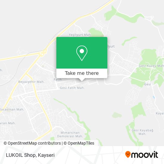 LUKOIL Shop map