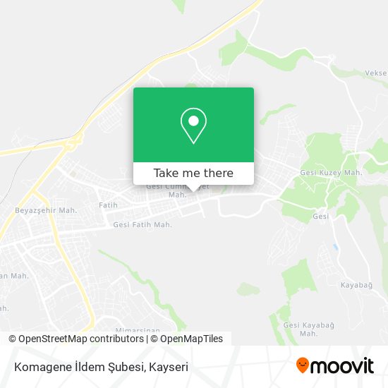 Komagene İldem Şubesi map