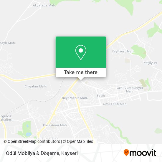 Ödül Mobilya & Döşeme map