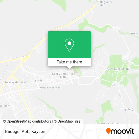 Badegul Apt. map
