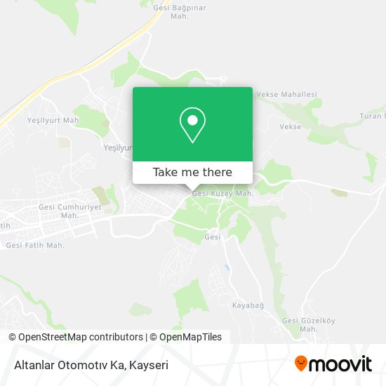 Altanlar Otomotıv Ka map