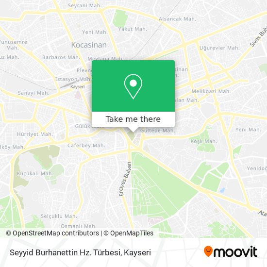 Seyyid Burhanettin Hz. Türbesi map