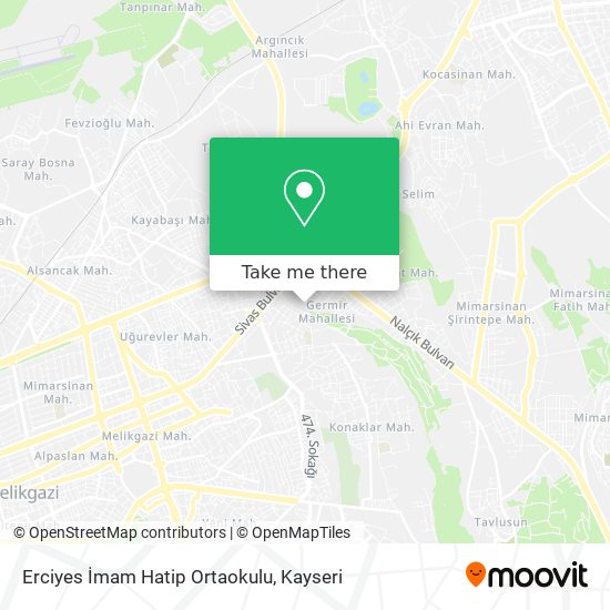 Erciyes İmam Hatip Ortaokulu map