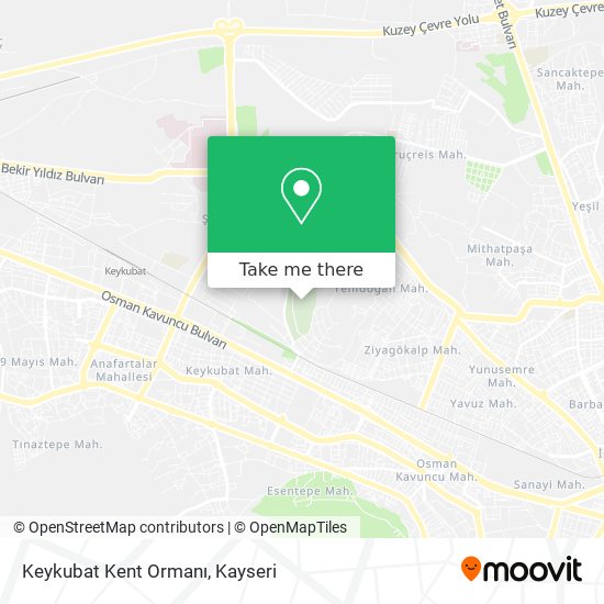 Keykubat Kent Ormanı map