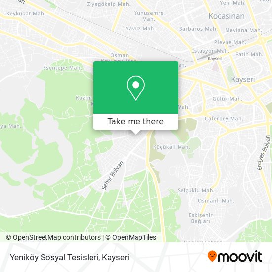 Yeniköy Sosyal Tesisleri map