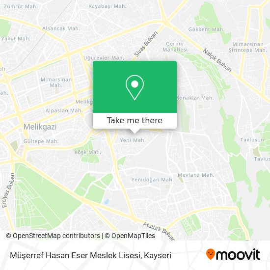 Müşerref Hasan Eser Meslek Lisesi map