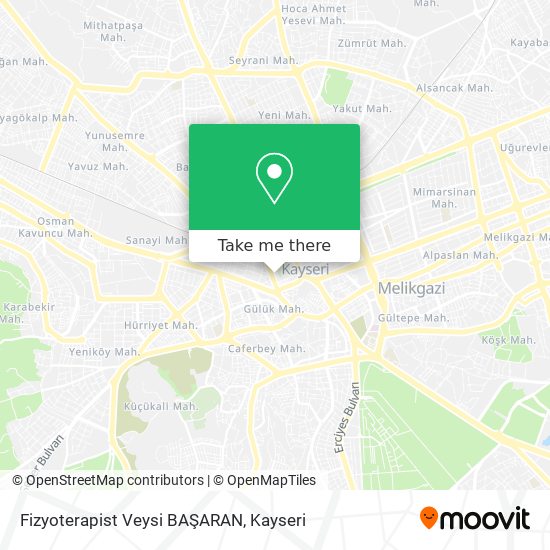 Fizyoterapist Veysi BAŞARAN map