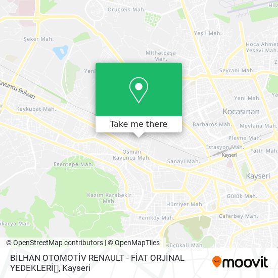 BİLHAN OTOMOTİV RENAULT - FİAT ORJİNAL YEDEKLERİ🚘 map