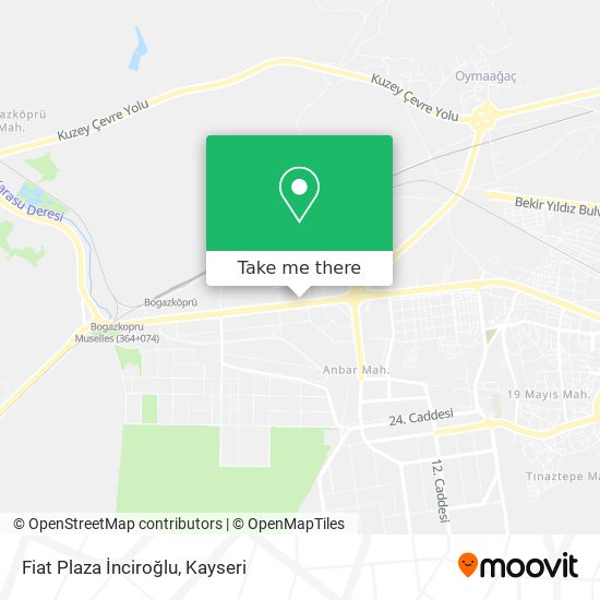 Fiat Plaza İnciroğlu map