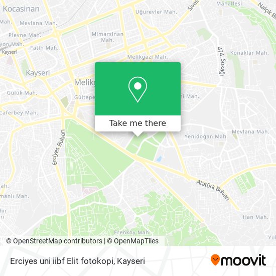 Erciyes uni iibf Elit fotokopi map